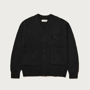 Honor The Gift Stamped Patch Cardigan - Black